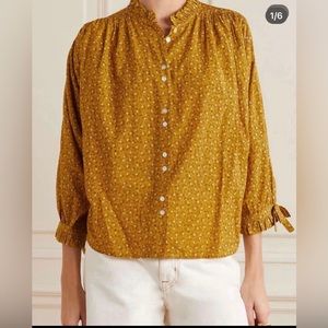 Dôen Rose
COLOR: floral-print cotton-blend blouse
SIZING: XL
CONDITION: nwot